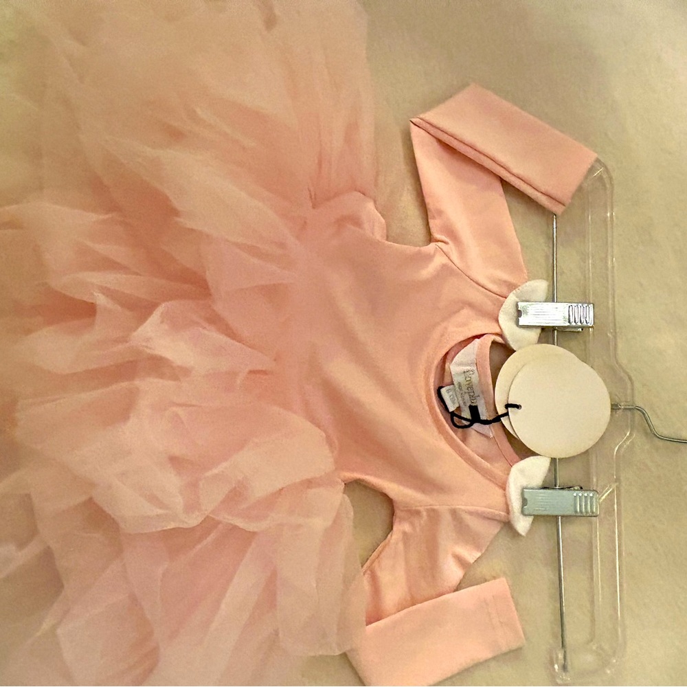 COPY - I LOVE PLUM pink tutu dress NWT sz 6-12 mo-precious!!